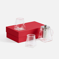 Чайный набор Quadroni в красной коробке Чайный набор Quadroni в красной коробке