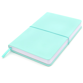 Блокнот A5 Veles в твёрдом переплёте, Бирюзовый