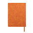 Ежедневник недатированный Solas, формат А5, с магнитом, оранжевый, кремовый блок в линейку, оранжевый