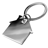 Брелок TONER HAUS; 4,1 x 3,7 x 0,5 см; белый, металл/пластик, черный, белый