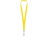 Ланьярд с ретрактором, желтый