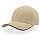 Бейсболка PILOT PIPING SANDWICH, 6 клиньев, металлическая застежка, бежевый