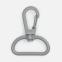 Застежка-карабин Snap Hook, L, серая
