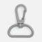Застежка-карабин Snap Hook, L, серая