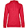 Толстовка с капюшоном женская Hoodie, красный меланж