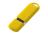 USB-флешка на 16 ГБ 3.0 USB, с покрытием soft-touch, жёлтый