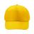Бейсболка 4-панельная CALISTO, Жёлтый