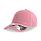 Бейсболка FRASER, органический хлопок, 6 клиньев, металлическая застежка, розовый