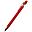 Ручка металлическая Brina софт-тач, Красный