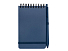 Блокнот Thalaasa формата А6 в твердой обложке из океанического пластика с шариковой ручкой - Синий