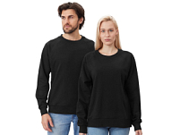 Свитшот оверсайз с рукавом реглан Belgrade, унисекс, черный