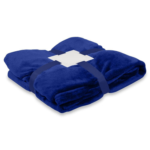 Плед флисовый SUPER SOFT COMFORT TRAVEL, Темно-синий