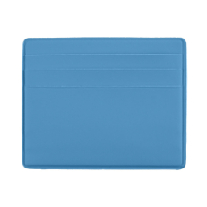 Чехол Simply для 6 карт с отделением для денег, голубой, PU , голубой