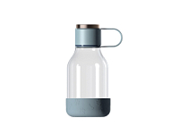 Бутылка для воды 2-в-1 Dog Bowl Bottle со съемной миской для питомцев, 1500 мл, голубой Бутылка для воды 2-в-1 Dog Bowl Bottle со съемной миской для питомцев, 1500 мл, голубой