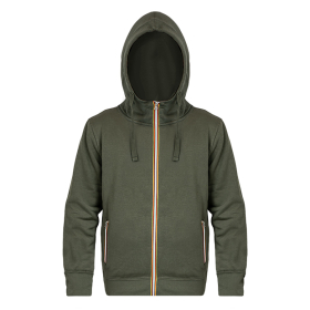 Толстовка худи на молнии с начесом LAS VEGAS MAN 280, зеленый