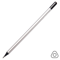 Карандаш чернографитный трехгранный IMAGE, HB, серебристый, черный Карандаш чернографитный трехгранный IMAGE, HB, серебристый, черный