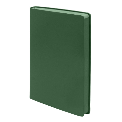 Бизнес-блокнот LADY, формат А5, зеленый, блок в клетку, зеленый