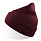 Шапка вязаная  двойная Wind-S, бордовый