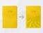 Бизнес-блокнот А5 C2 soft-touch, желтый, с УФ печатью