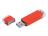 Флешка промо прямоугольной классической формы, 32 Гб, оранжевый