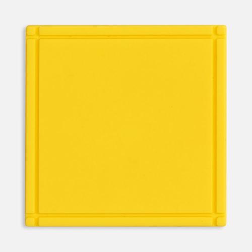 Лейбл из ПВХ Dzeta, L, желтый