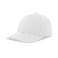 Бейсболка LIBERTY SANDWICH-S 270, 6 клиньев, металлическая застежка, белый