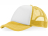 Бейсболка Trucker, желтый/белый
