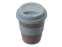 Стакан с силиконовой крышкой Cafe, серый