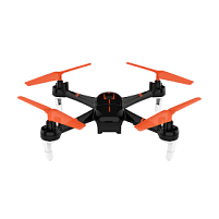 Квадрокоптер радиоуправляемый HIPER SHADOW FPV, черный с оранжевым, черный