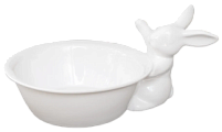 Мисочка с кроликом, Белый Мисочка с кроликом, Белый