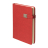 Ежедневник недатированный Linnie, формат А5, в линейку, красный