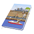 Записная книжка A5 Dziuna Немига в клетку 15 x 21 см, Немига