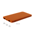 Внешний аккумулятор Bplanner Power 1 ST, софт-тач, 5000 mAh (Оранжевый)