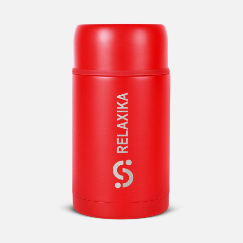 Термос для еды Relaxika 1000, красный