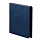 Ежедневник недатированный Solas, формат А5, с магнитом темно-синий, кремовый блок  в линейку, темно-синий
