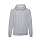 Толстовка без начеса LIGHTWEIGHT HOODED SWEAT 240, серый меланж