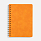 Ежедневник Spiral, недатированный, оранжевый